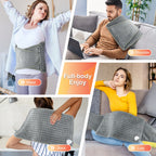 Thermopra HeatFlex™ Electric Lumbar Pad – Adjustable Heating Belt for Back, Waist & Core Relief